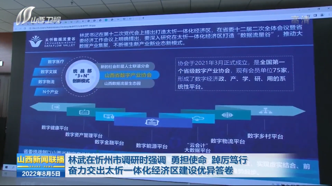 省委书记林武赴太忻数据流量谷调研并强调， ，，发展数字经济是必答题、、、抢答题(图1)
